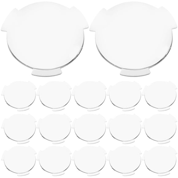 30 Pcs Lentille VR Biconvexe Bloquant la Lumière Lentille 3D Lunettes VR Fournitures Lentille Ronde Convexe Lunettes VR Partie Lentilles Convexes Lentille Portable Lunettes VR Lentille en Plastique