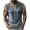 Grey, variant on ZMFXJPE Men's Tshirts Casual Henley Shirts Classic Button Patchwork Short Sleeve Tops Summer T-Shirt Crewneck Muscle Fashion Tees Blue, XXL