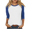 thumbnail image 1 of Birdeem Blouse pour Femmes Mode pour Femmes T-Shirt Imprimé Manches 3/4 Blouse Col Rond Hauts Décontractés, 1 of 12