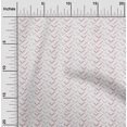 thumbnail image 1 of oneOone Tissu Polyester Lycra Rouge Pastel Chevron Géométrique Matériel de Couture Imprimé Tissu au Mètre 56 Pouces de Large, 1 of 4