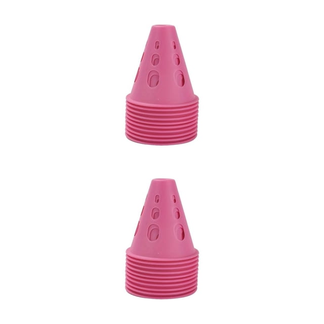 Ruiboury 10pack/lot Stadium Marking Agility Training Marker Multifunctional And Bright-Colored For Versatile pink 2Set
