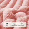 thumbnail image 4 of Fleece Fitted Sheet for Queen Bed | Soft Warm Bed Cover with Elastic Edge | Thick Cozy Bottom Sheet for Dorm Room or Home Bedroom | Deep Pocket Mattress Protector, 4 of 6