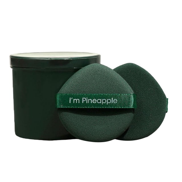 Ensemble de Doudounes à la Fraise Cosmétiques Double Face Outils de Maquillage Doux pour Femmes