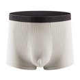 thumbnail image 1 of B91xZ Mens Boxer Briefs Comfort Long Length Boxer Brief Underwear,D 3XL, 1 of 4