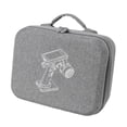 thumbnail image 2 of Bunblic RC Transmitter Carrying Bag Protector Smooth Zipper Sturdy Dustproof with Handle Long Trips Remote Controller Storage Case gray, 2 of 8