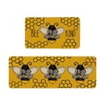 thumbnail image 1 of Binwennn Fuzzy Blanket Sweater Flags of The World Blanket Spring Summer Kitchen Carpet (2 Pieces) Kitchen Carpet Washable Cushion Comfortable Kitchen Carpet Set Comfortable Kitchen Carpet, 1 of 5
