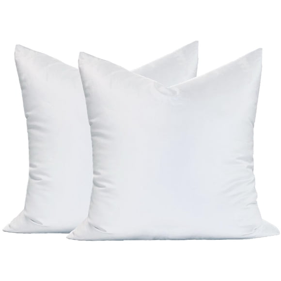 MoonRest Insert de Coussin Carré Synthétique en Alternative au Duvet 16x16 pour Coussins Décoratifs, Coussins de Canapé, Corps et Lit - Lot de 2 - Taille 16 X 16