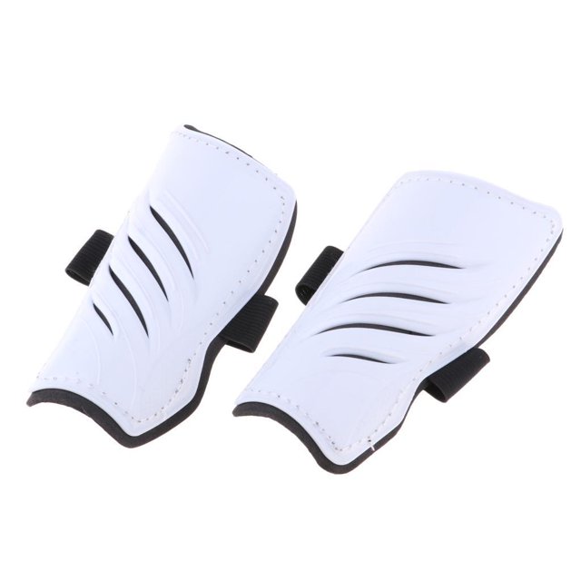 mmirethe Children Shin Soccer Football Pads Guards Leg Protector Gear Training White 1Set