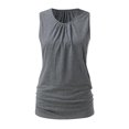 thumbnail image 2 of Vêtements de Grossesse Offres de l'Action de Grâce Liquidation Été Vêtements de Maternité pour Femmes Col Rond Manches Courtes Volants Pli Hauts de Grossesse, 2 of 5