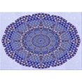 thumbnail image 1 of Ahgly Tapis Rectangulaire Lavable en Machine Intérieur Transitionnel Violet Pervenche Profond, 7 Pieds x 9 Pieds, 1 of 7