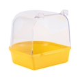 thumbnail image 1 of kurtrusly Parrots Water Bathtub Shower Box Wide Application Easy To Clean And Reusable Universal Fit Plastic yellow, 1 of 2