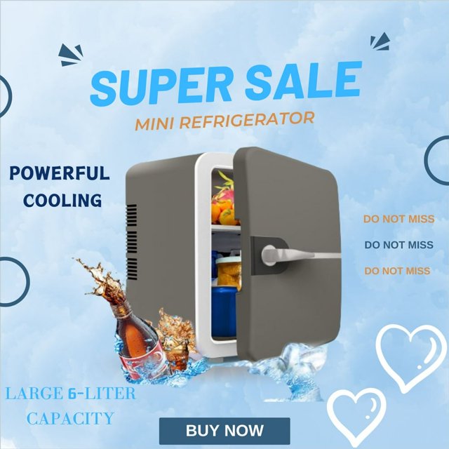 Chok Réfrigérateur de Voiture 6 L Chaud et Froid 1X Mini-Frigo Compact et Élégant avec Porte Réversible et Contrôle de Température Réglable, Convient pour Voiture, Maison, Bureau et VR