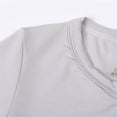 thumbnail image 4 of AherBiu Unisex Baby Clothes Short Sleeve Zip up Newborn Onesie Summer Crewneck Solid Color Rompers Outfits, 4 of 6