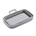 thumbnail image 2 of Plateau de Friteuse Plaque de Cuisson Fournitures de Pâtisserie Accessoire Multicolore Simple Résistance au Chauffage Format Compact Surface Lisse Lavable Gadget de Cuisine Multicolore Gris, 2 of 8