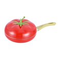 thumbnail image 4 of Tnarru Non Stick Frying Pan Pancake Pan with Handle Saucepan Home with Lid Cookware Induction Cooker Compatibility Fry Pan Tomato Shaped, 4 of 8