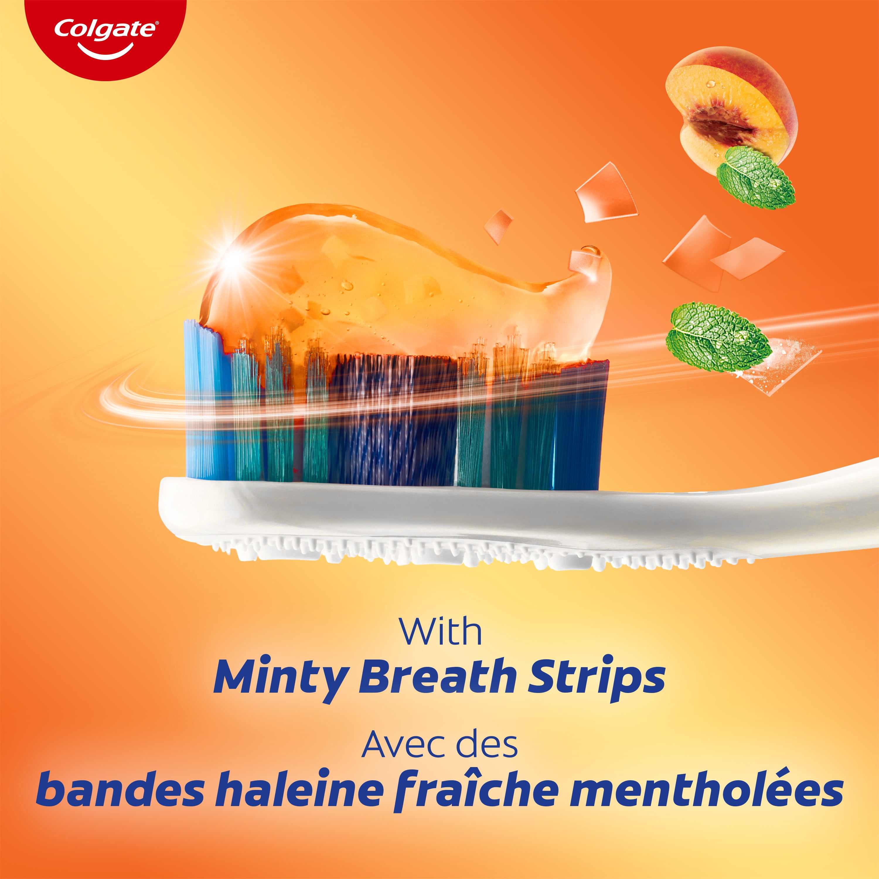 Colgate Maxfrais Dentifrice au Fluorure Anticarie, Pêche Polaire à la Menthe 130ml