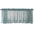 thumbnail image 2 of Lace Cafe Kitchen Ruffle Window Drape Semi voile curtains Cafe kitchen transparent Valance Semi Semi transparent Transparent Voile Curtains Window Treatment, 2 of 8