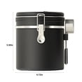 thumbnail image 2 of EGNMCR Storage Containers Coffee Canister, Airtight Stainless Steel Kitchen Food Storage Container With Date And Scoop For Grounds Coffee,Beans, Tea, Flour, Cereal, Sugar(1.5L) Storage jars, 2 of 7