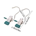 thumbnail image 3 of TopLLC Wall Hooks, Hooks for Hanging 2PCS Essential For Home Life 6 Color Optional Stainless Steel Clothes Hanger Hook Design Traceless Storage Easy To Dry Shorts Socks Fabrics A clothespin, 3 of 8