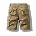 thumbnail image 3 of Styesk Mens Shorts Men's Pockets Cargo Pants Casual Button Classic Summer Short With Multi Pockets, 3 of 5