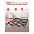 thumbnail image 2 of VEVOR Box Spring, Queen Size Bed Frame with Washable Fabric Cloth, Heavy Duty Metal Frame for Queen Bed, 4 in Mattress Foundation, 3500 lbs Max Weight Capacity, Easy Assembly, 79.1 L x 59.4 W x 4 H in, 2 of 9