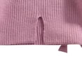 thumbnail image 3 of MesaSe Bébé Fille Pull Pull Pulls Col Roulé Câble Tricot Pulls à Manches Longues avec Bow Automne Hiver Haut, 3 of 6