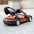 thumbnail image 4 of Modèle de Voiture de Sport en Alliage Atlantique 1:24 Véhicules Jouets en Métal Moulés sous Pression Modèle de Voiture Simulation Son Lumière Collection Cadeaux pour Enfants Blanc Sans Boîte, 4 of 5