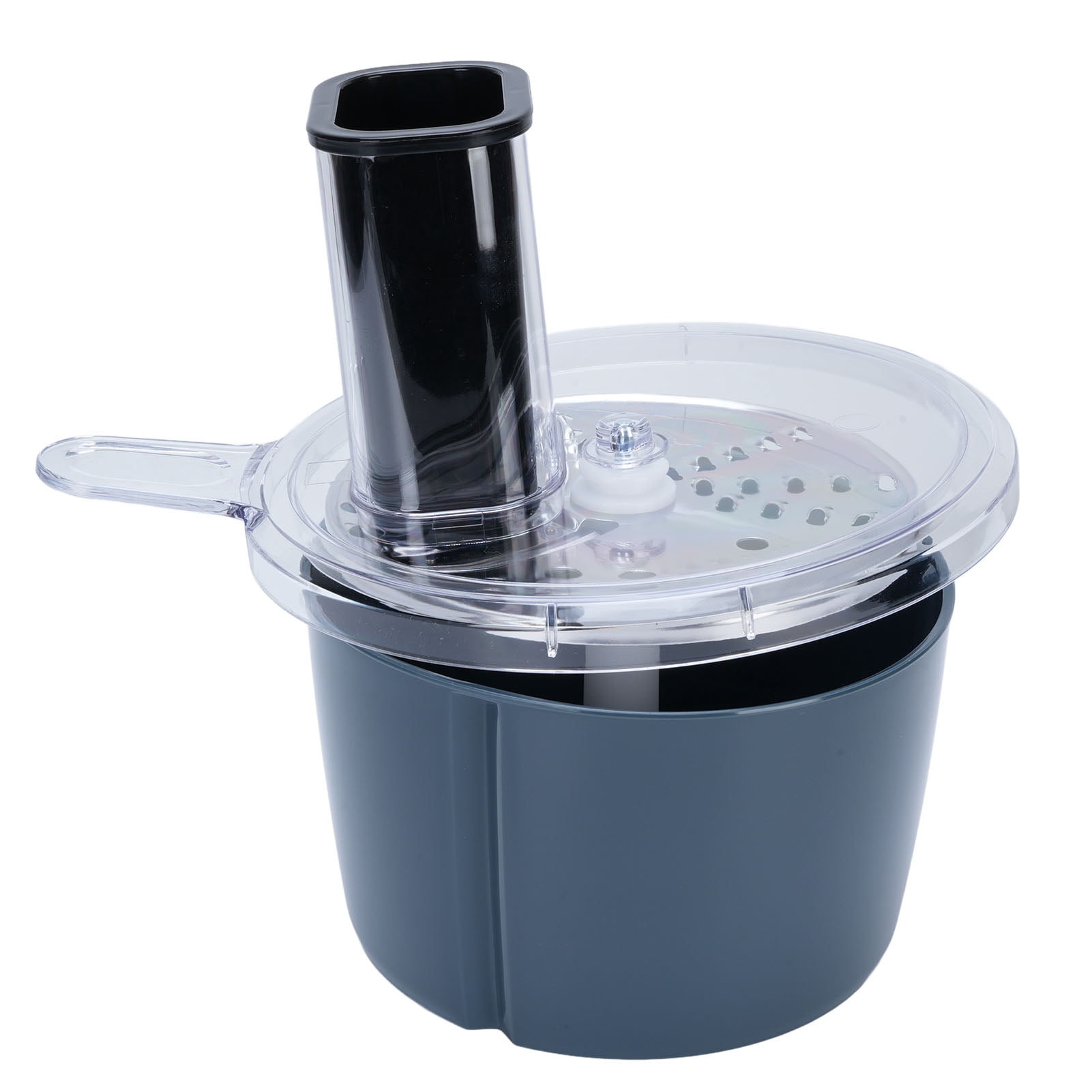 Food Processor Container Cutter Kit, Dual Sided Blade Stainless Steel ABS Efficient Food Processor Slice Shred Disc  for Cooking