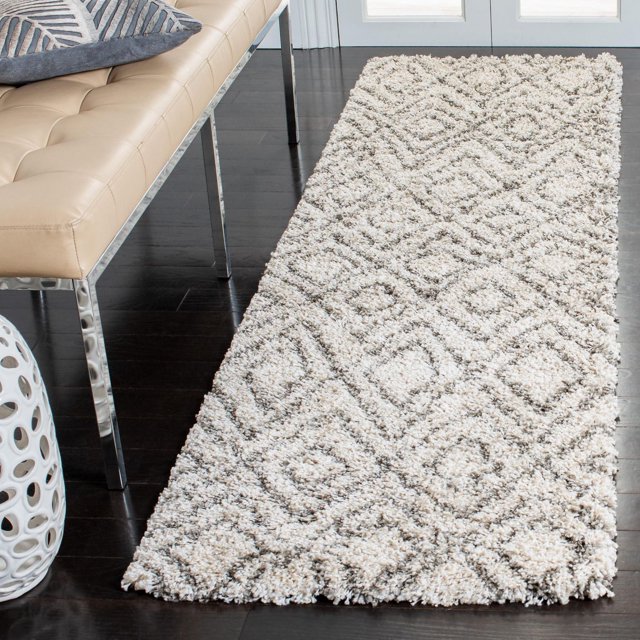 SAFAVIEH Hudson Augustine Geometric Shag Area Rug