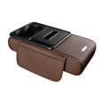 thumbnail image 3 of DYNWAVECA Car Armrest Box Mat Auto Interior Accessories Arm Rest Storage Box Console Organizer Car Organizer Front Seat for Trucks coffee, 3 of 10