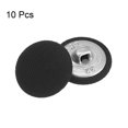 thumbnail image 3 of Unique Bargains 10pcs 32L Fabric Cloth Covered Button 20mm Round Metal Shank Sewing Buttons for Suits Dress Blouses, Black, 3 of 5