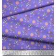 thumbnail image 3 of Soimoi Cotton Poplin Fabric Paisley Panel Printed Craft Fabric by The Yard 42 Inch Wide, 3 of 3
