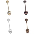 thumbnail image 2 of Coconut Tree Tea Coffee Spoon Ice Spoon Coconut Tree Cream Small Decoration Zine Alloy Gift for Bar Party, 2 of 8