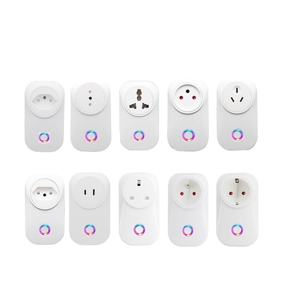 Smart WiFi Socket power energy meter 10A/16A Power Monitor Timing Function Tuya SmartLife APP Control Works ,Easy to Install