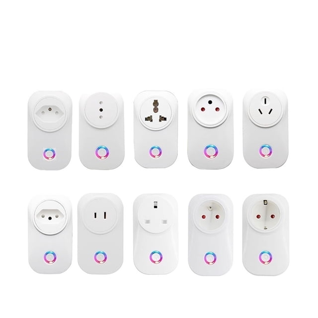 Smart WiFi Socket power energy meter 10A/16A Power Monitor Timing Function Tuya SmartLife APP Control Works ,Easy to Install