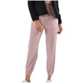 thumbnail image 4 of AherBiu Joggers pour Femmes Taille Haute Légers Pantalons de Randonnée d'Entraînement Athlétiques de Sport avec Poches, 4 of 5
