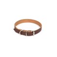 thumbnail image 1 of Canadiana Italian Leather Large Dog Collar, 1 of 2