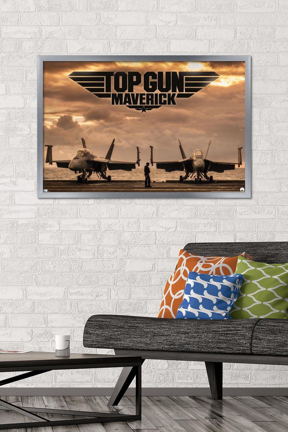 Top Gun: Maverick - Deck Wall Poster, 14.725" x 22.375" Framed