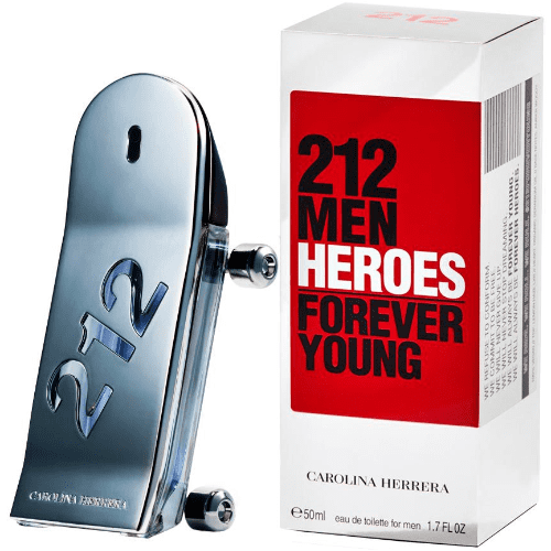 Carolina Herrera 212 Men Heroes Forever Young EDT pour Lui 50 ml / 1.7 Fl. oz.