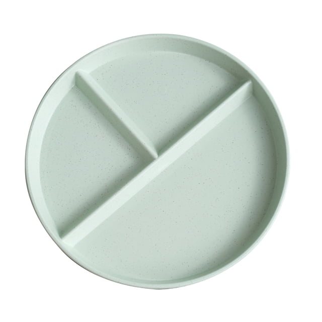 Assiette de Repas à Trois Compartiments en Paille de Blé Antichute, Assiette Ménagère, Assiette à 3 Compartiments, Assiette Spéciale, Assiette pour Enfant, Ensemble de Table Ronde pour 4, Petites Poupées pour Tables d'Appoint, Petit Ensemble de Table de Cuisine, Serviettes Légères