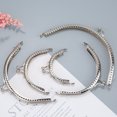 thumbnail image 4 of Youkk 2pack/lot Unique And Stylish Purses Kiss Clasp Lock Made With Plastic Easy silver 15CM 1Set, 4 of 6