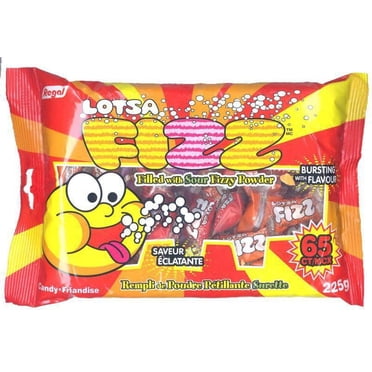Bonbons Lotsa Fizz - 225g - 65Ct Sac