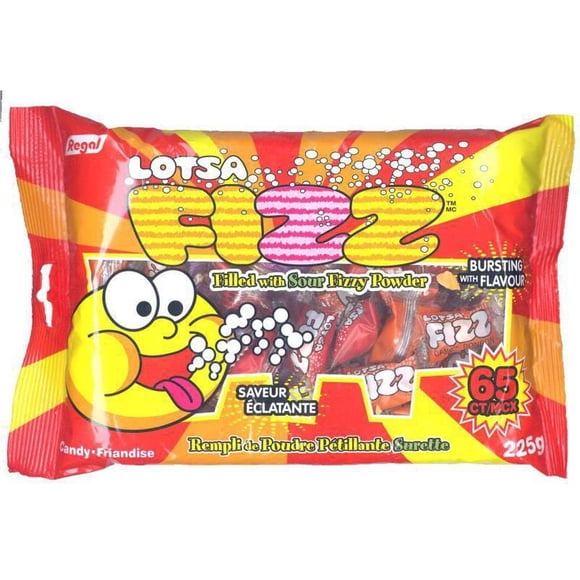 Lotsa Fizz Candy - 225g - 65Ct Bag