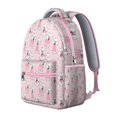 thumbnail image 2 of Boho Dog Aesthetic School Bag with Hand-Drawn Dog Graphics, Ethnic Patterns, and Floral Designs, Spacious and Trendy, 2 of 3