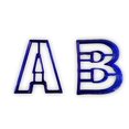 thumbnail image 1 of Alphabet Cookie Cutter (V)- Expédition Rapide - Arêtes Vives - Qualité Exceptionnelle, 1 of 6