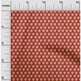 thumbnail image 1 of oneOone Cotton Silk Fabric Floral & Flying Swan Block Printed Craft Fabric BTY 42 Inch Wide, 1 of 4