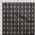 thumbnail image 3 of oneOone Cotton Flex Fabric Stripe & Geometric Ikat Decor Fabric Printed BTY 40 Inch Wide, 3 of 4