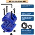 thumbnail image 3 of ORUYROP Winch Cable Hook Stopper, Silicone Rubber Stopper Protects Synthetic Winch Rope, Towing Hook, Cable Line for ATV UTV, Blue, 3 of 7