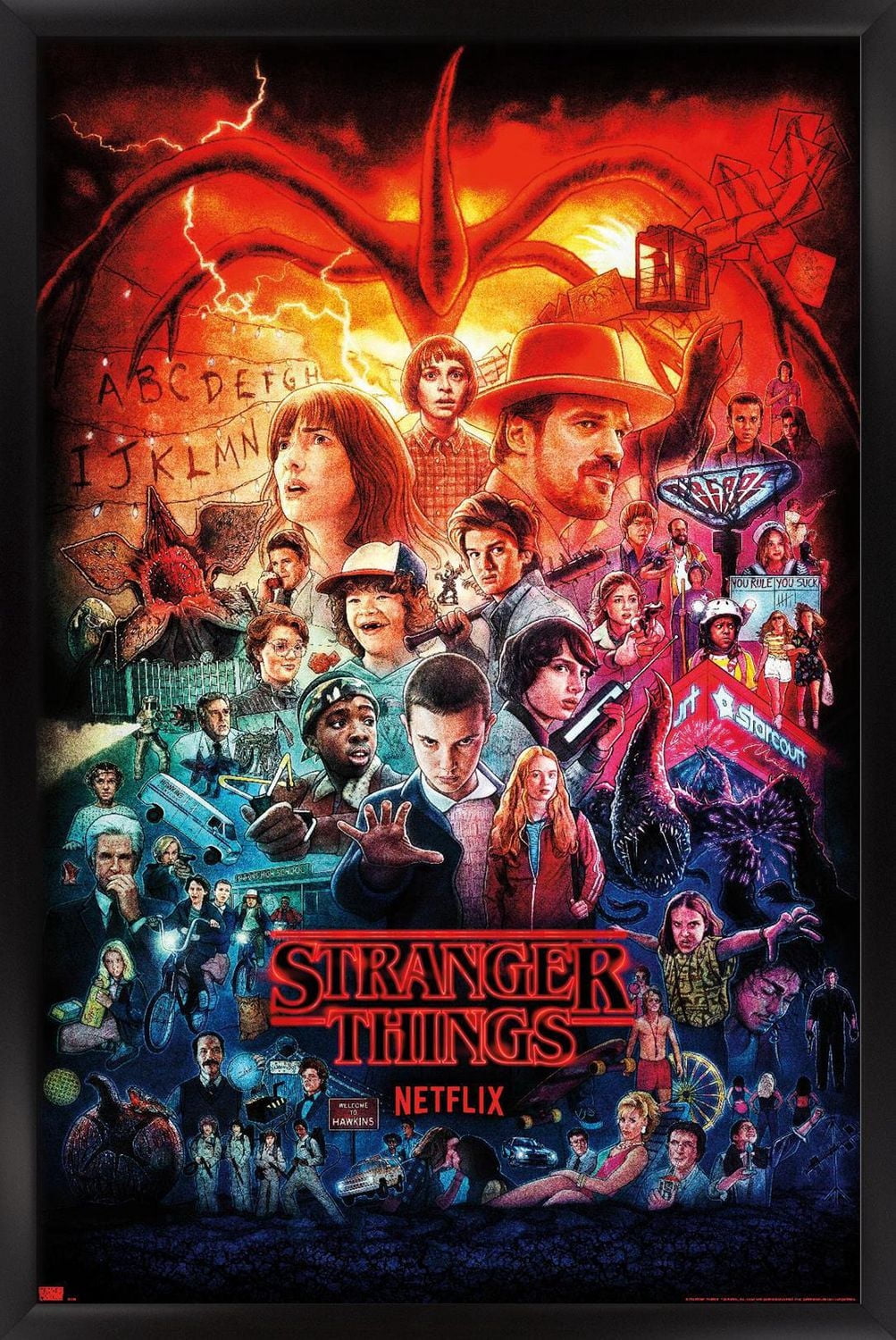 Netflix Stranger Things - Trois saisons une feuille