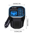 thumbnail image 5 of Chmadoxn Tools&Home Improvement Car Truck 12V/24V To 220V Multi-function Vehicle Inverter Converter Charger A convertor, 5 of 5